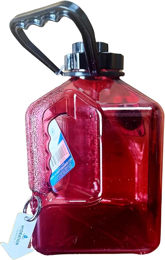 3 LITER BIG WATER BOTTLE WITH HANDLE | TRANSPORTER JUG (POWER RED)