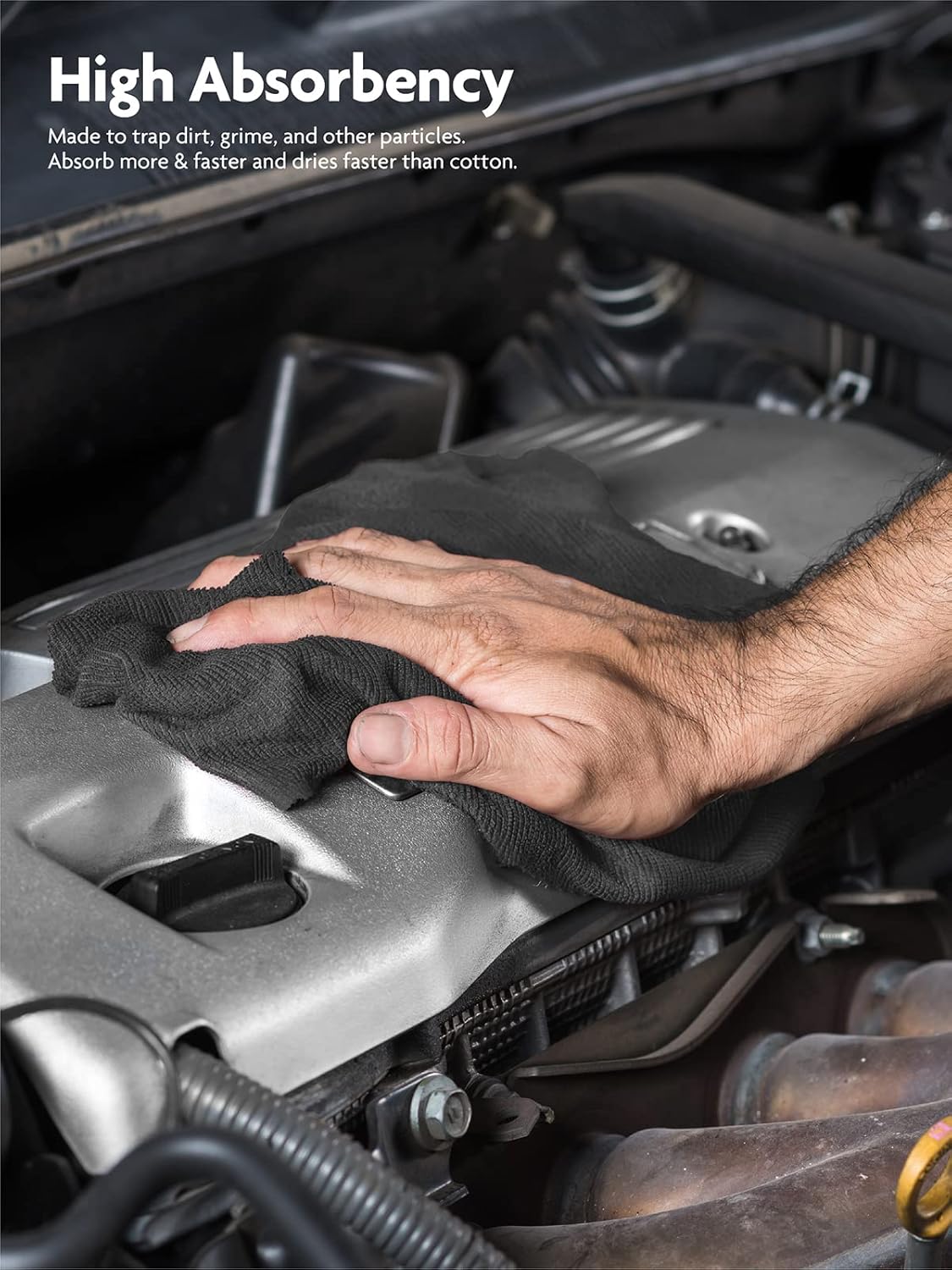 Fantasticlean Microfiber Cleaning Cloth Roll -75 Pack, Tear Away Microfiber Towels, 12" x 12", Reusable, Washable, Scratch Free, Ultra Absorbent Dish Rags for Car, Home, Garage or Shop (DimGray)