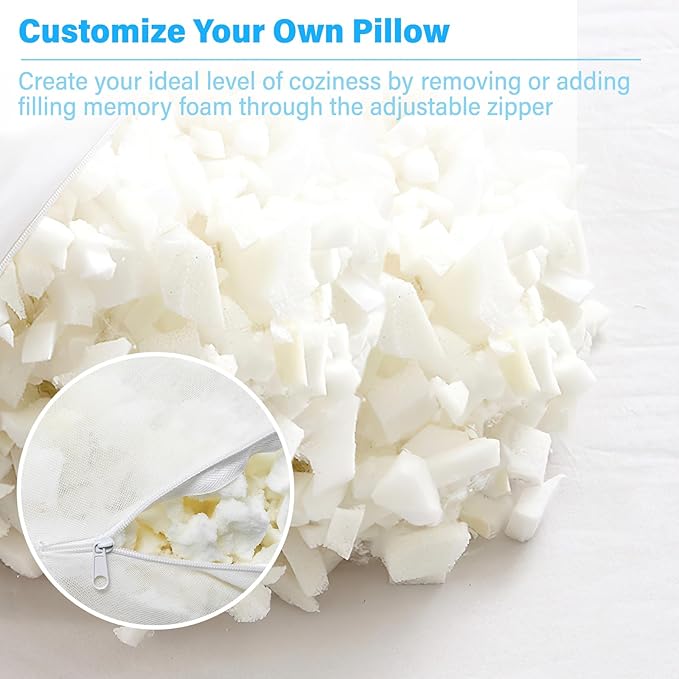 Swan Body Pillow with Cover, 68 Inches Memory Foam Full Body Pillow for Side Sleeper, Long Pregnancy Pillow with Contour Support for Back, Knee, Leg Relief - Middle Grey