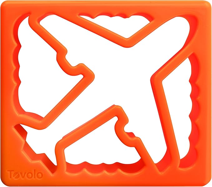 Tovolo Plane & Clouds Sandwich Shaper, Kid-Friendly, Dishwasher Safe