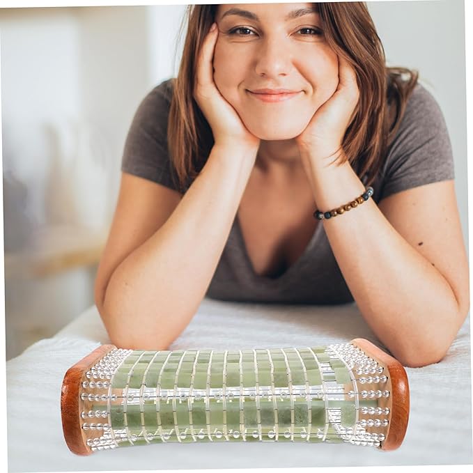 Jade Pillow Flat Pillows for Sleeping Pillows for Bed Sleeping Pillow for Women Home Supplies Hollow Pillow Jade Mat Pillow Room Accessories for Women Small Pillows for Sleeping