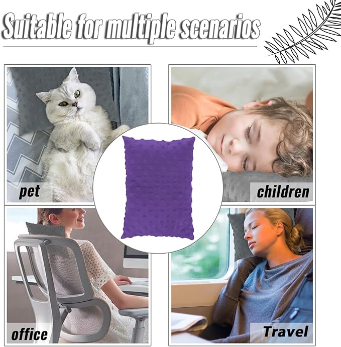 Small Pillow for Travel-Mini Travel Neck Pillows 11''*7''-Small Decorative Pillow-Tiny Pillows for Neck, Travel, Dogs, Cats