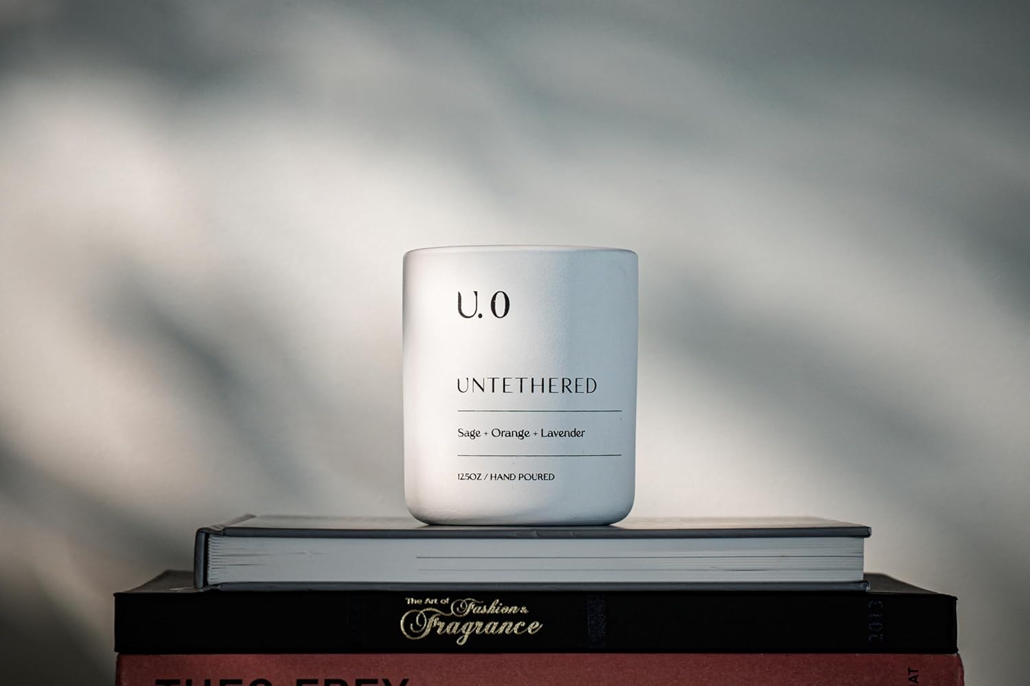 U.0 Luxury Scented Candle – Sage, Orange & Amber | Hand-Poured in USA with 100% Natural Coconut & Apricot Wax | Double Wick, Long-Lasting Aromatherapy Candle for Home, Gift & Relaxation (12.5 oz)