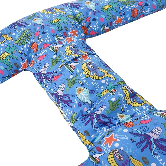 Car Travel Pillow for Kids Adults Soft Neck Pillow Head and Body Support Pillow Breathable Seat Pillow Car Aircraft Travel Pillow Neck Support Pillow Cushion for Long Journey Travel Accessories