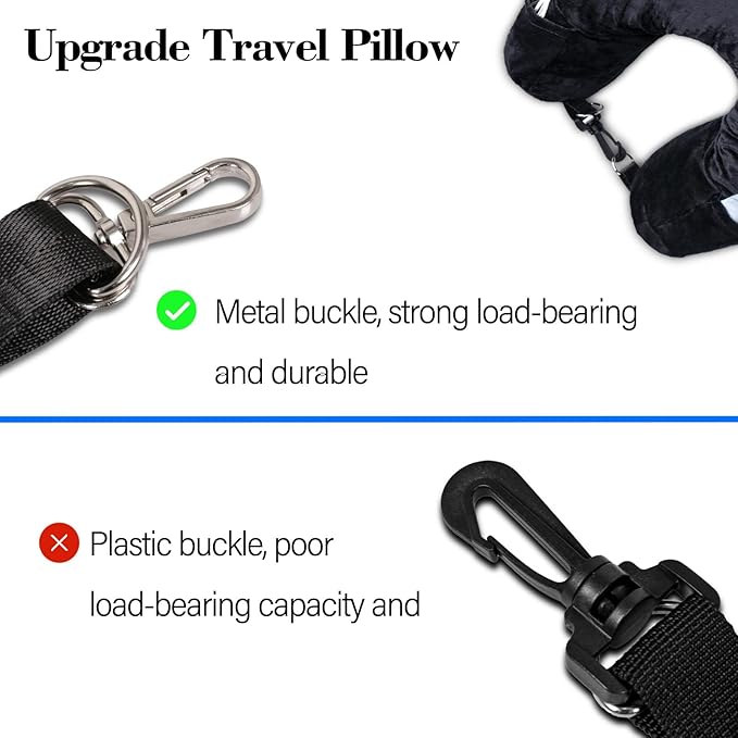 Travel Pillow You Stuff with Clothes, Stuffable Travel Pillow Transforms Into Extra Luggage Without Excess Fees, Stuffable Neck Pillow Fits 3+ Days of Travel Essentials with Pocket