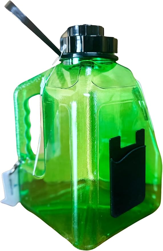 3 LITER BIG WATER BOTTLE WITH HANDLE | TRANSPORTER JUG (ENVY GREEN)