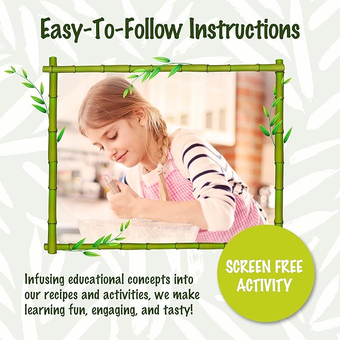 I'm The Chef Too! Kids Baking Kit for Kids, Panda Brownie Bites Cooking Kit, Enjoy, Educational STEM Activities and Learning to Cook