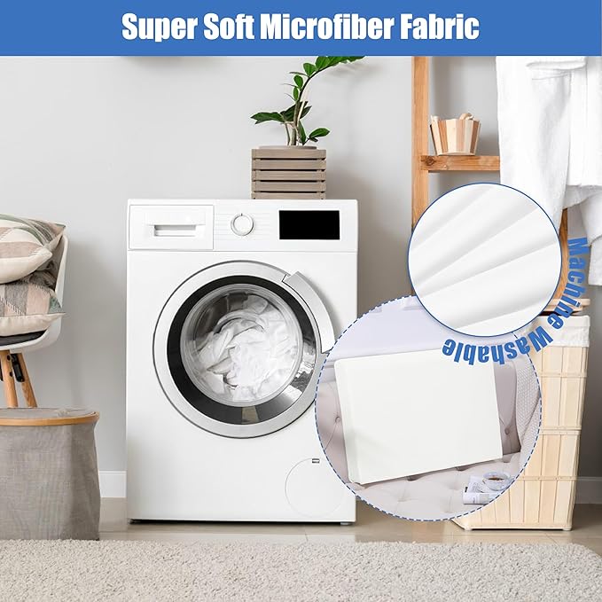 ROYALAY High Density Foam Couch Back Cushions Replacement Back Pillow Sofa Waist Cushion Stuffing Fill Supportive Back Pillow 1 Pack, Supportive Lumbar Support Pillow for Sofa, Couch-32 x18