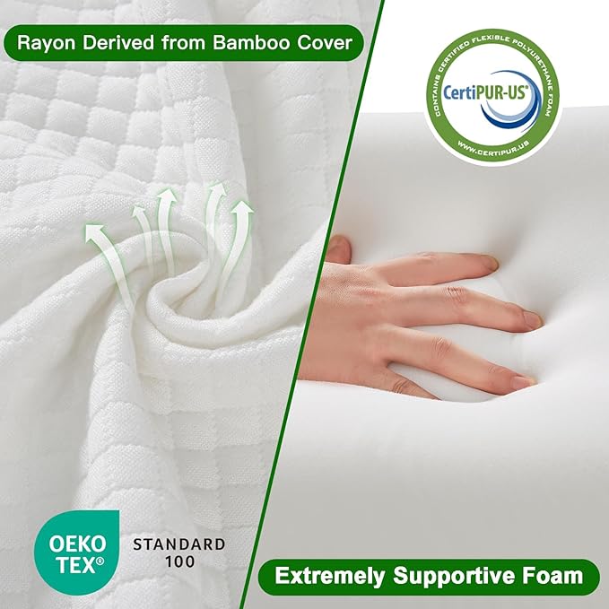 JJDANFILL Full Size Bed Wedge Pillow Plus for Sleeping, Headboard Pillow/Bed Gap Filler/Mattress Wedge Close The Gap (0-8"), Between Your Headboard and Mattress. (54"*10"*6")