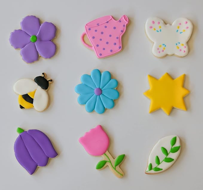 Spring Fling 30-piece Real Cookie Baking Set with Recipes for Kids