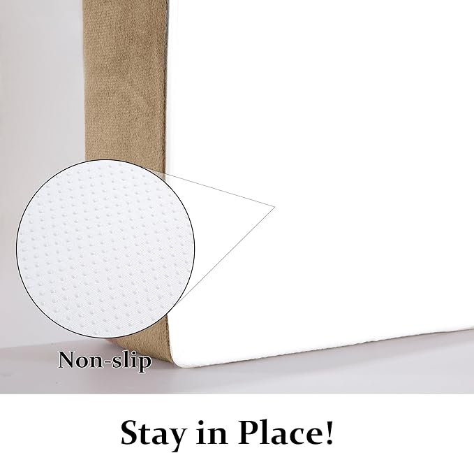 HOMBYS Memory Foam Lumbar Support Pillow for Recliner with Recliner Chair Seat Cushion-Thick Seat Cushion for Elderly with Long Back Support, Extra Large & Non-Slip