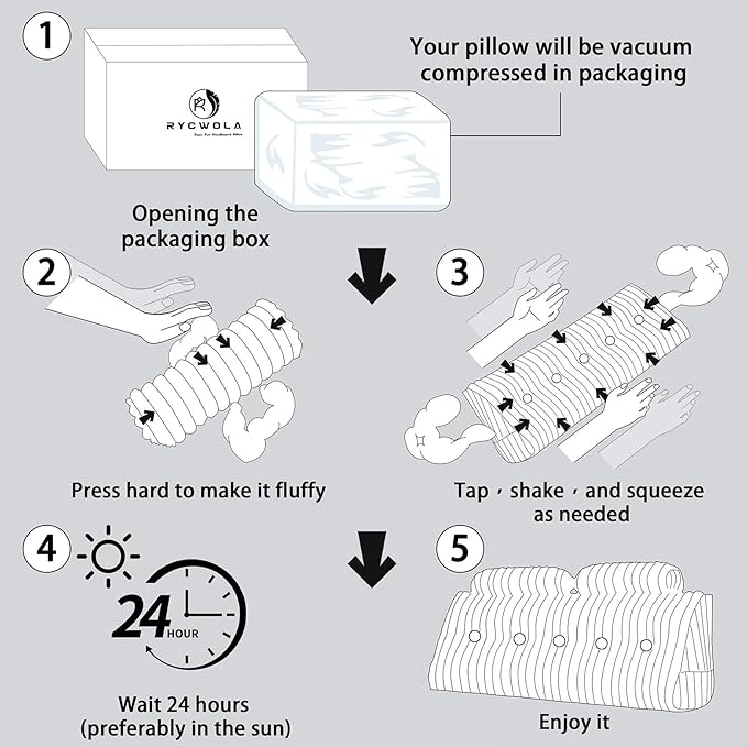 Faux Fur Headboard Pillow with 2 Pack Neck Roll Pillow Large Headboard Pillow Soft and Supportive with Removable Cover (Green, King)