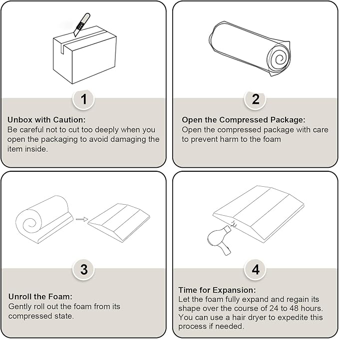 Bed Filler for Headboard, Suitable for Gap 3.6-4.4" of King Queen Twin Bed, 78.7'' Long Wedge Sleeping Pillow, Foam Bed Mattress Gap Filler