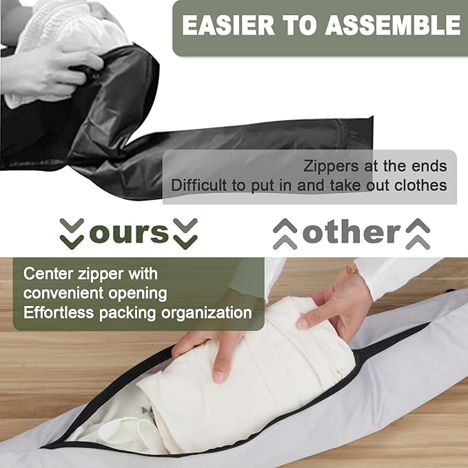 Stuffable Neck Pillow for Travel - Waterproof Travel Neck Pillow Case Cover, Adjustable Stuffable Travel Pillow Storage Bag, Fits Up to 3 Days of Travel Essentials, Transformable Luggage Pillowcase