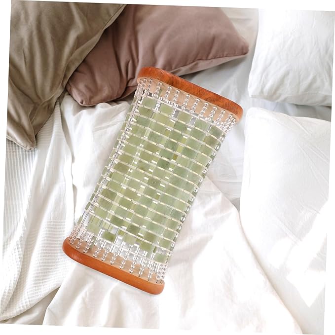 Jade Pillow Flat Pillows for Sleeping Pillows for Bed Sleeping Pillow for Women Home Supplies Hollow Pillow Jade Mat Pillow Room Accessories for Women Small Pillows for Sleeping