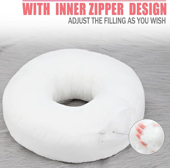 Easy to Clean Ear Hole Piercing Pillows for Ear Pain with Removable Pillowcase Cushion Head Neck Support Sleeping with Fresh Pierced Ear Earings