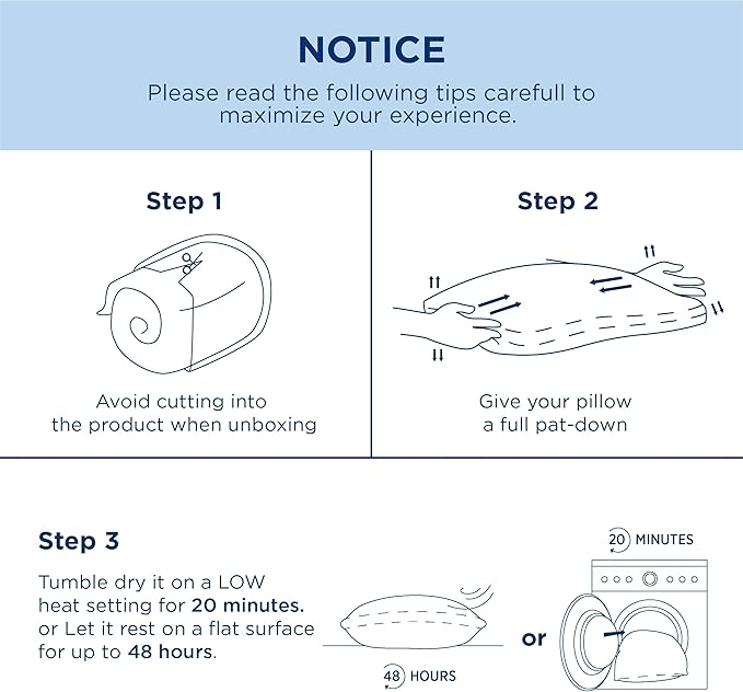 Bedsure Pillows Set of 2 - Fluffy & Soft Adjustable Layer Queen Pillows with Cotton Cover, Luxury Bed Pillows for Sleeping, Firm Pillows for Side, Back, Stomach Sleepers (2, King)