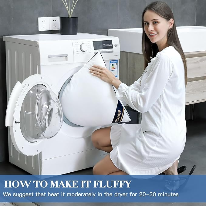 OTOSTAR Bed Pillows for Sleeping 4 Pack King Size Cooling Pillows Luxury Sleeping Pillow 3D Microfiber Filling Breathable Cover Soft Hotel Collection Pillows for Back Side or Stomach Sleepers