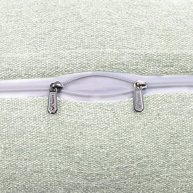 Daneey Multifunctional Headboard Pillow King Heighten Headboard Wedge Pillow Bolster Pillow for Bed Reading Pillow Adult Back Pillow for Sitting in Bed Wedge Pillow Headboard with Washable Beige Cover