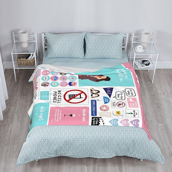 Gilmore Girls Blanket Gifts 50x40 Inch Sofa Throw Blanket Soft and Skin Friendly Living Room nap Blanket (A-001)