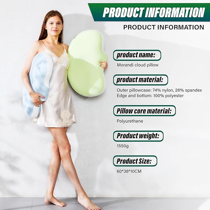 Ergonomic Memory Foam Cervical Pillow for Neck and Shoulder Pain Relief, Contour Design for Side and Back Sleepers, Orthopedic Bed Pillow with Breathable Cover, Odor-Free(Gray)