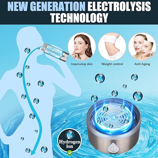 2024 Hydrogen Water Bottle Generator with 3-Minute Rapid Electrolysis Portable Hydrogen Rich Water Maker with PEM & SPE Technology Ionized Water Generator for Enhancing Water Quality