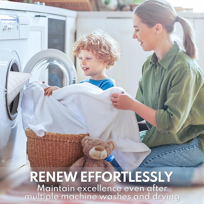 Bed Pillows for Sleeping Standard Size [Pack of 2] Hotel Quality Pillows Premium Plush Fiber, Breathable Cooling Cover Skin-Friendly