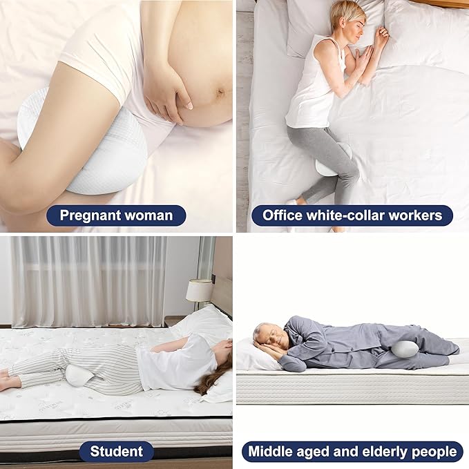 Memory Cotton Slow Rebound Beautiful Leg Pillow Clip Leg Pillow（White）