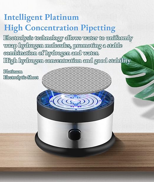 350mL Hydrogen Water Bottle, Hydrogen Water Bottle Generator, Hydrogen Rich Water Bottle Portable Hydrogen Generator Cup Water Ionizer (Water Cup)