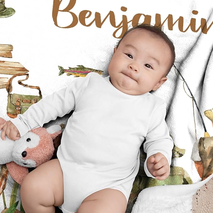 Custom Fishing Blankets and Throws,Fishing Gifts, Gifts for Fisherman,Custom Fish Blankets Fishing Gift for Man, Fish Hunter Gifts Throw Blanket, Fathers Day Fishing Gifts for Men,Teens Size-50"x60"