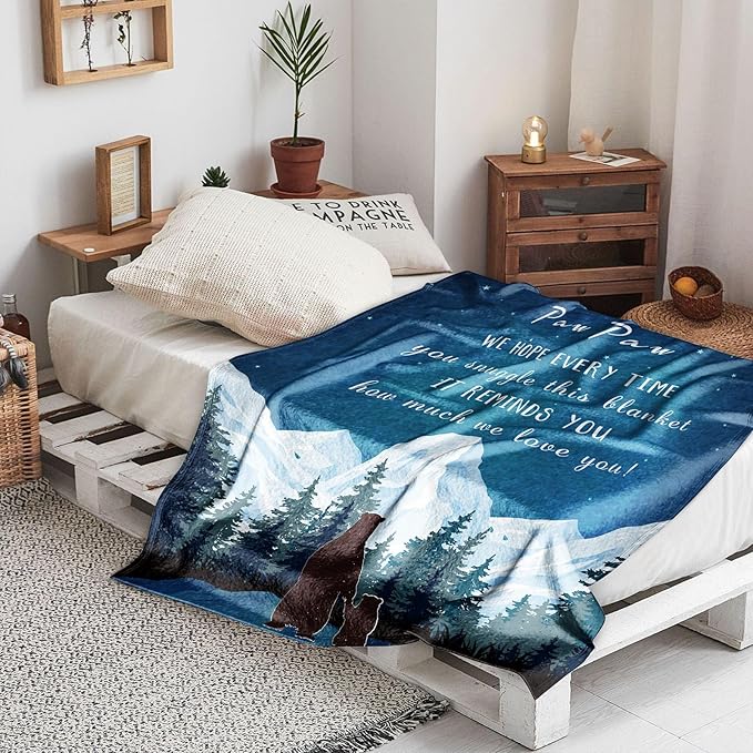 Pawpaw Gifts,Pawpaw Gifts from Grandchildren, Gifts for Pawpaw Blanket 60"x50", Pawpaw Birthday Gifts, Pawpaw Gifts from Grandson Granddaughter, Best Pawpaw Gifts for Father's Day Christmas