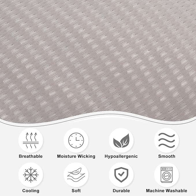 Travel Neck Pillow Cover Neck Pillow Replacement Cover Travel U Neck Pillow Case Cover Soft and Smooth Neck Pillow Cover Blue (Only Pillow Cover, No Filler)