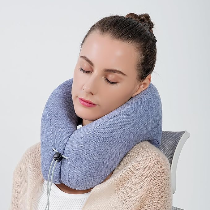Neck Pillow-Airplane Travel-Pillows Protects The Neck 360 Degrees,Airplane Pillow for Long Flight for Pain Relief Sleeping,Best Travel-Pillows for Long Flights