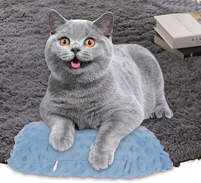 Small Pillow for Travel-Mini Travel Neck Pillows 11''*7''-Small Decorative Pillow-Tiny Pillows for Neck, Travel, Dogs, Cats