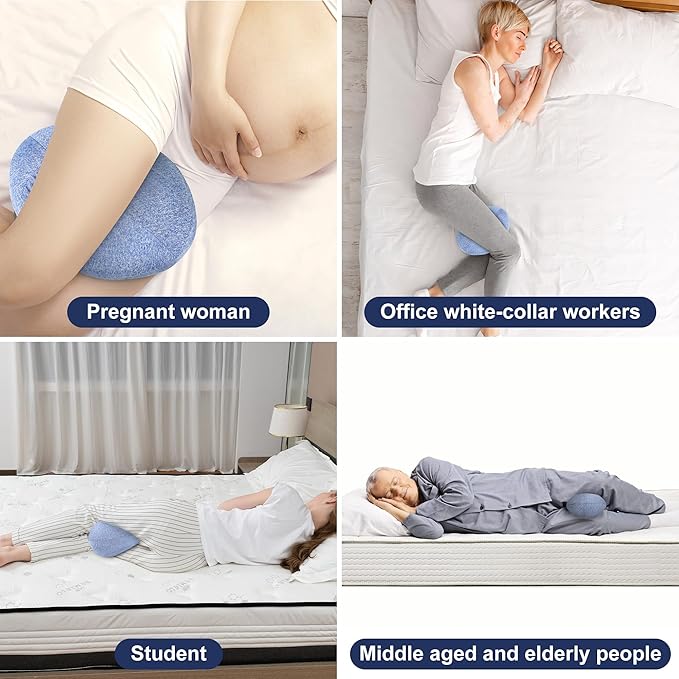 Memory Cotton Slowly Rebound Leg Pillow Legs (Blue)
