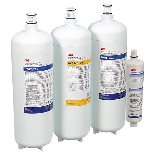 3M Dual Flow Series Water Filtration System DF265-CLX, 5627004, 5 um NOM