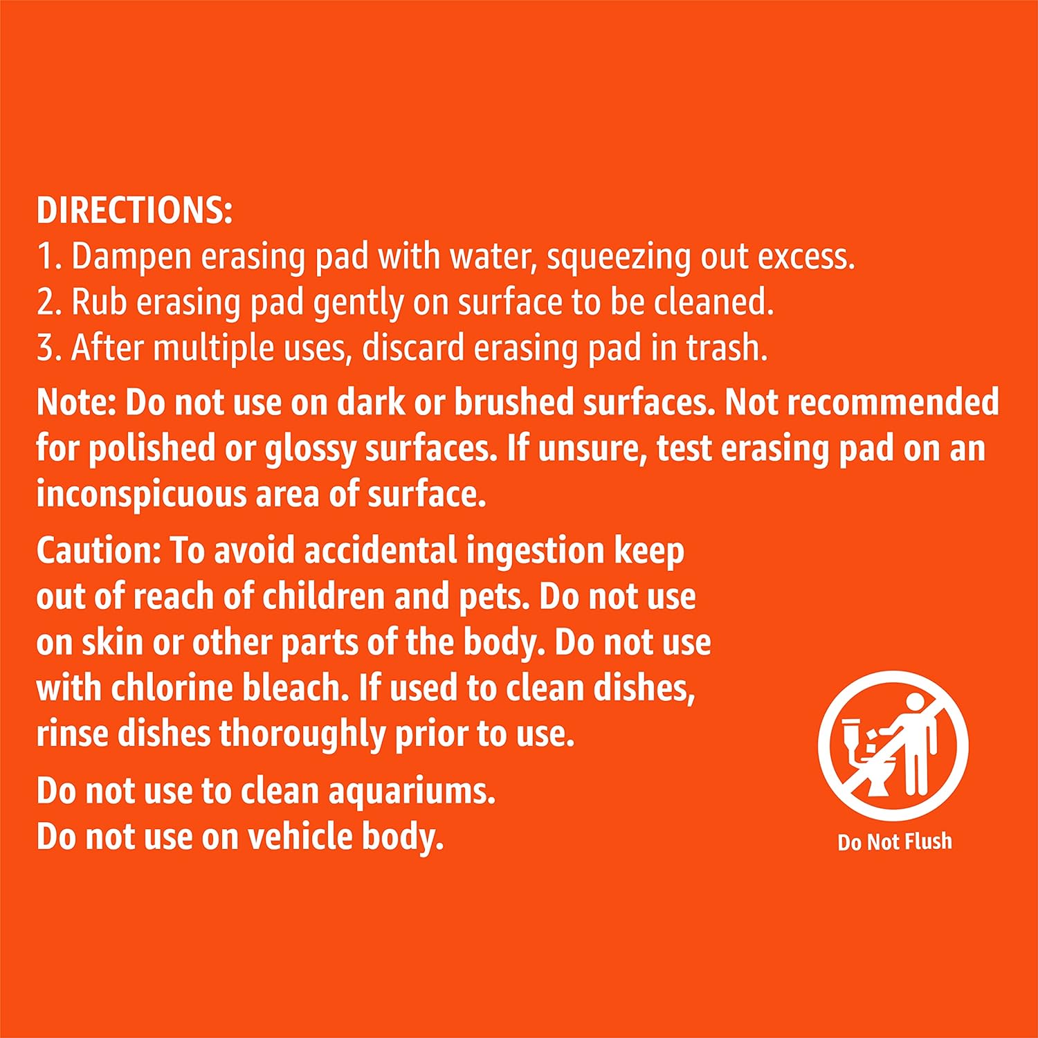 Amazon Basics Extra Durable Eraser, Cleaning Sponges, Removes Scruff Marks and Dirt from Any Surface (2 Packs of 7)