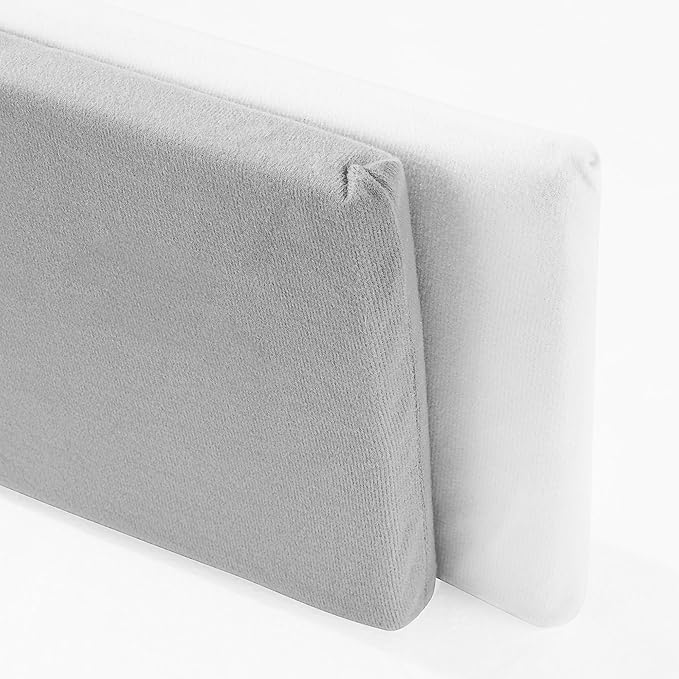 MABOZOO Bed Gap Filler Cushion, Long Thick Filler Bolster Pillow Stopper for Headboard Space Gap, Bed Mattress Extender Bed Wedge Pillow (White, 1.2X8X79inch)