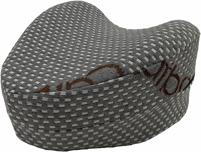 Sacred Thread Memory Foam Knee Pillow for Side Sleepers, for Knee, Hip, and Back Pain, Cooling Rayon Made from Bamboo Cover, Pillow for Between Legs (Grey Heart)