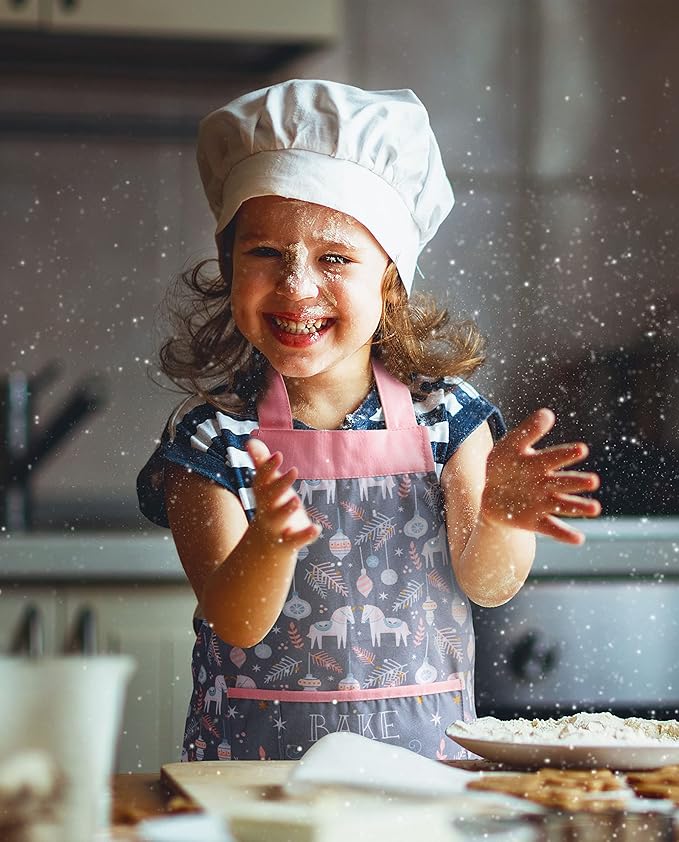 Stephen Joseph Apron & Cooking Set, One Size, Ornament & Unicorn