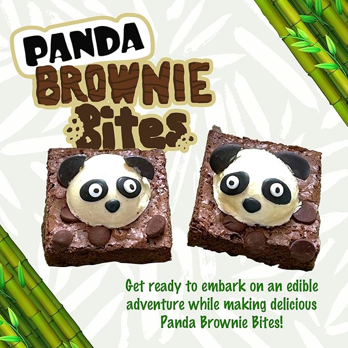 I'm The Chef Too! Kids Baking Kit for Kids, Panda Brownie Bites Cooking Kit, Enjoy, Educational STEM Activities and Learning to Cook