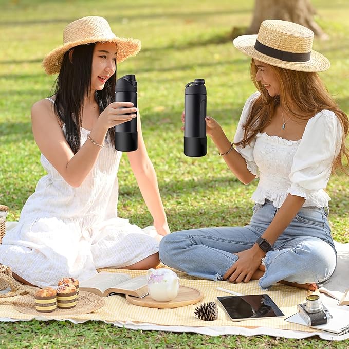 2PCS Silicone Water Bottle Boot for Owala 24oz 32oz 40oz, Anti-Slip Protective Sleeve Bottom Bumper Protector for FreeSip, Twist, and Flip Stainless Steel Water Bottles