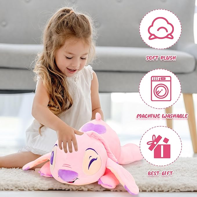 16inch Angel Weighted Plush Toy - Weighted Plush Stuffed Animal Throw Soft Plush Sleeping Pillow Stuffed Animal Toys for Kids Gifts