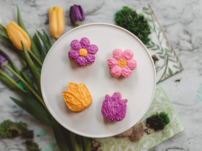 Spring Fling Silicone Flower Shaped Silicone Cupcake Mold