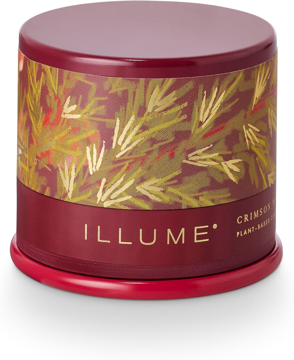 Illume Crimson Woods Demi Vanity Tin Candle