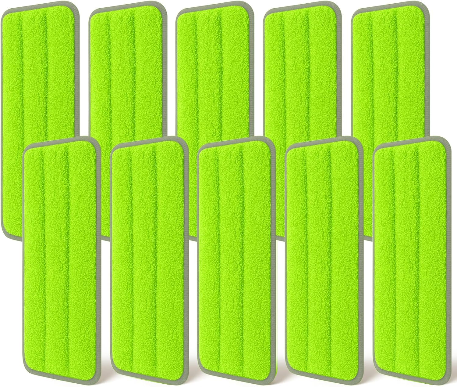 10Pcs Mop Replacement Pads,Compatible with Libman Rinse 'n Wring Mop Universal Mop Pads Mop Head Refills Washable Wet Mop,Compatible with Most 11-13” Size Mops