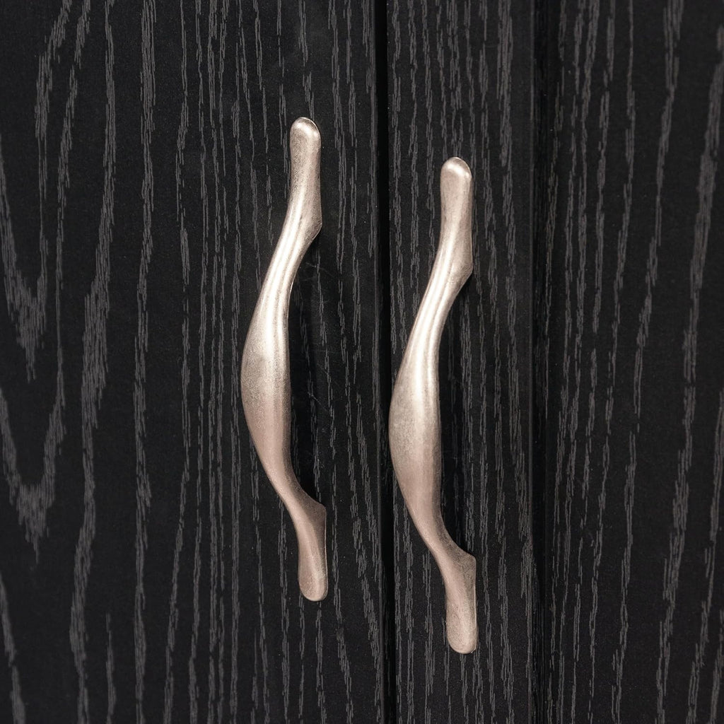 Sauder Tall Storage Cabinet, Black, 4 Adjustable Shelves, Multi-Room Use