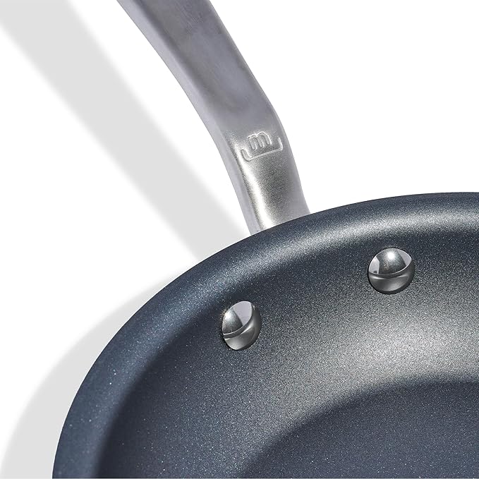 Made In Cookware - ProCoat 8" Non Stick Frying Pan (Graphite) - 5 Ply Stainless Clad Nonstick - Professional Cookware - Crafted in USA - Induction Compatible