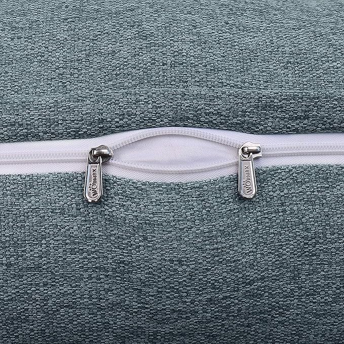 Daneey Multifunctional Headboard Pillow Full Heighten Headboard Wedge Pillow Bolster Pillow for Bed Reading Pillow Adult Back Pillow for Sitting in Bed Wedge Pillow Headboard with Washable Gray Cover