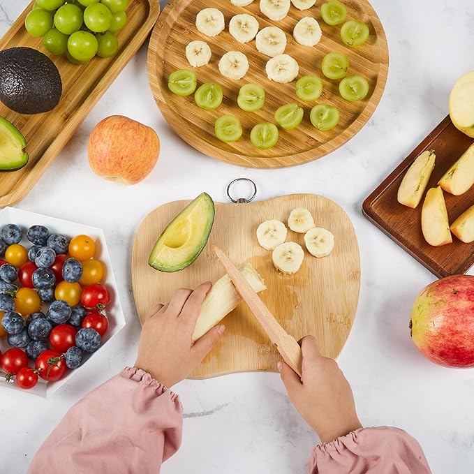 Kids Cooking & Baking Sets Real Little Chef Cooking Utensils Kitchen Set Gifts for Girls Boys Juniors with Utensils Cutting Board Kids Safe Knife Rolling Pin Apron Carrying Basket (Coral Pink)